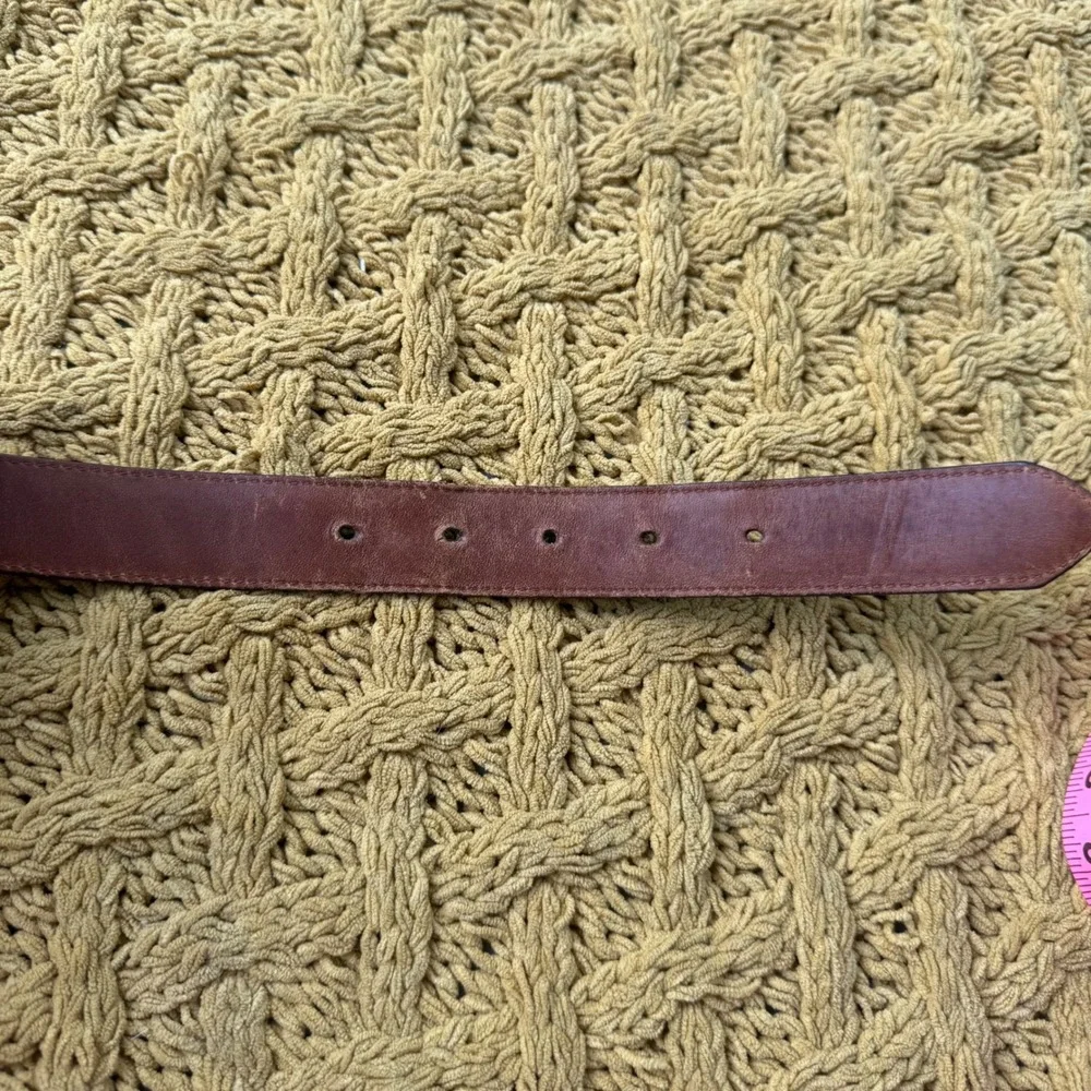 Coach belt handcrafted